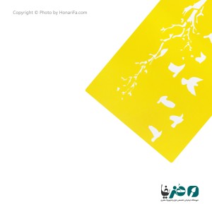 شابلون استنسیل طرح کبوتر و شاخه سایز 50x70 سانتی متر