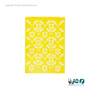 شابلون استنسیل طرح گل و برگ فانتزی سایز 50x70 سانتی متر