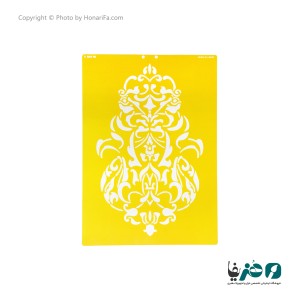 شابلون استنسیل طرح نقشینه کد 2 سایز 50x70 سانتی متر