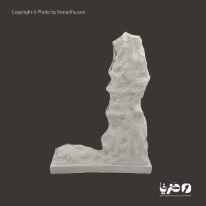 پایه آینه طرح سنگ همراه با آینه سایز 23×17 سانتی متر