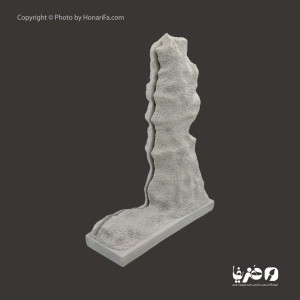 پایه آینه طرح سنگ همراه با آینه سایز 23×17 سانتی متر