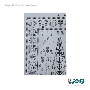 شابلون طرح لیپان آرت کد 12 سایز 100x70 سانتی متر