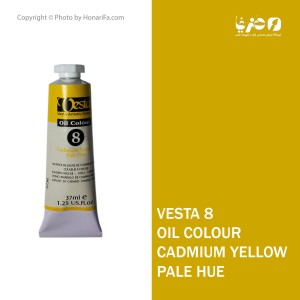 رنگ روغن وستا مدل Cadmium yellow 8 حجم 37 میلی لیتر