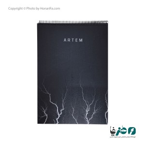 دفتر طراحی 30 برگ ARTE M  طرح ساعقه سایز A3