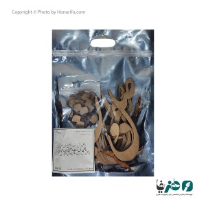 حروف کالیگرافی چوبی طرح عاشقی ریش است و وصل دلبران مرهم بر آن