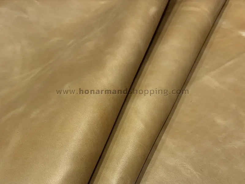 چرم گاوی طرح افکتی رنگ نخودی