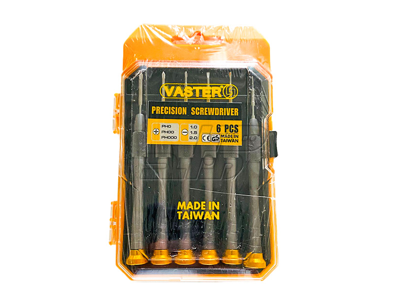 پیچ گوشتی ساعتی واستر ساخت تایوان ست ۶ عددی مدل VSP002