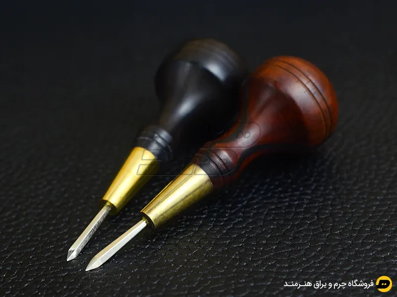 درفش اریب دسته چوب آبنوس سایز 4 میل