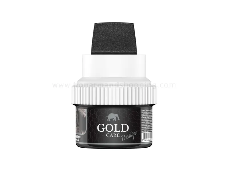 کرم واکس ترمیم کننده چرم Gold Care رنگ مشکی
