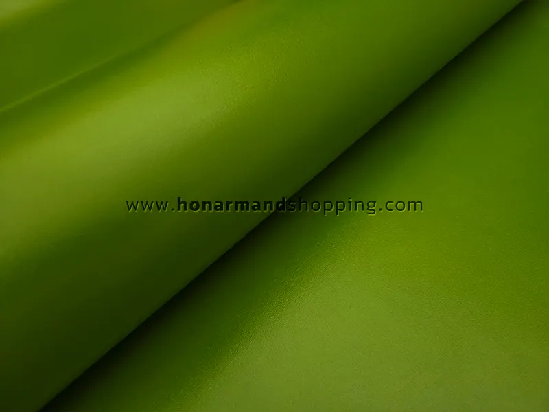 چرم طبیعی گاوی رنگ سبز چمنی 14.25 فوت