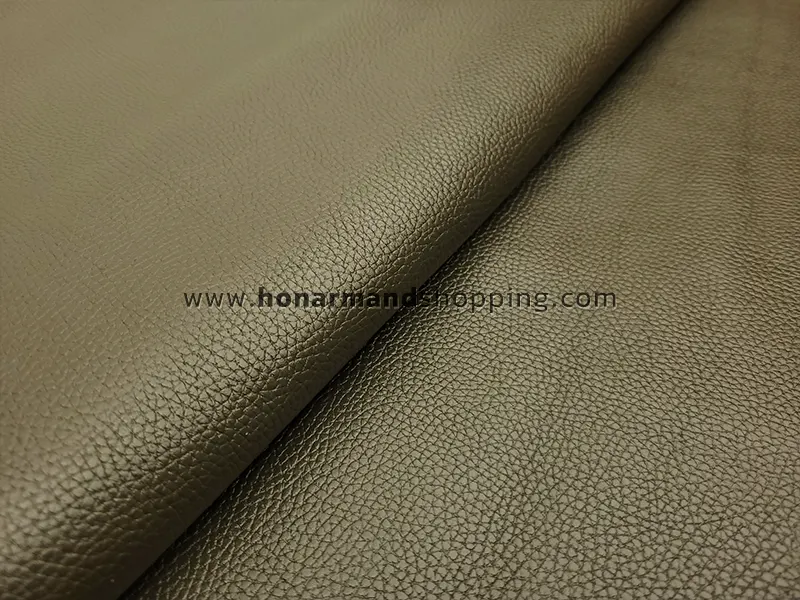 چرم طبیعی گاوی رنگ سبز ارتشی