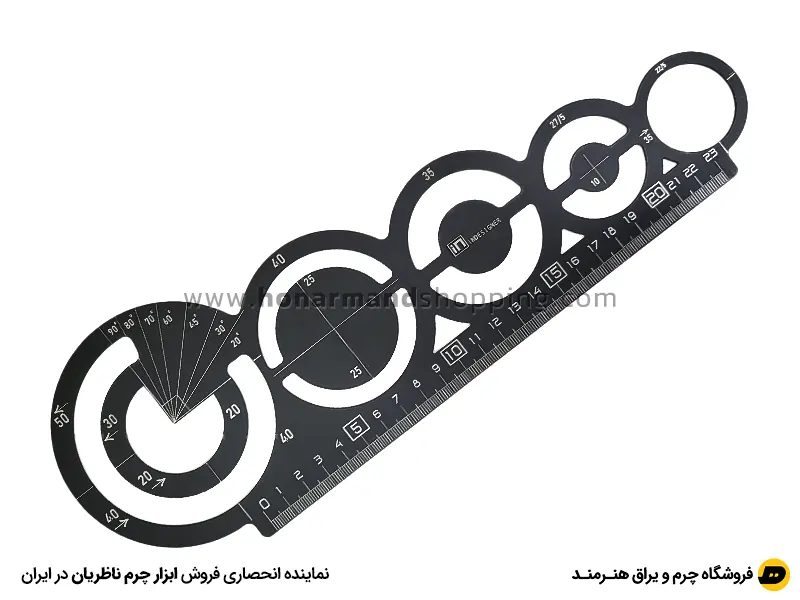 شابلون دایره خط کش مدل IN-250
