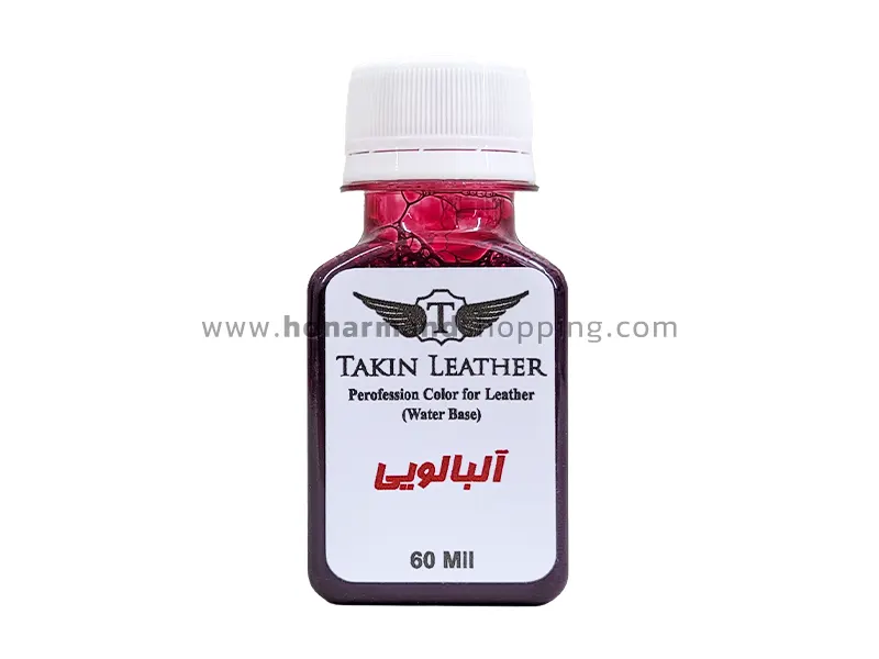 رنگ چرم تکین آلبالویی 60 میل