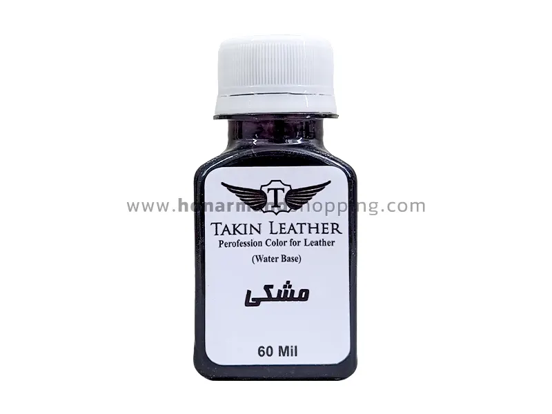 رنگ چرم تکین مشکی حجم 60 میل