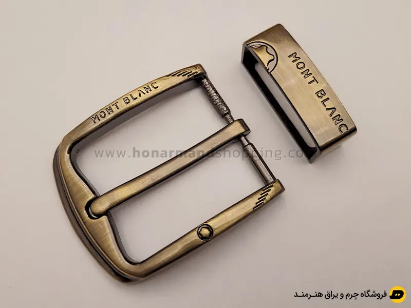 سگک کمربند زبانه دار رنگ زردقلم سایز 4