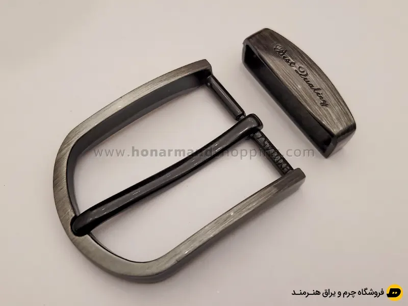 سگک کمربند زبانه دار رنگ دودی سایز 4