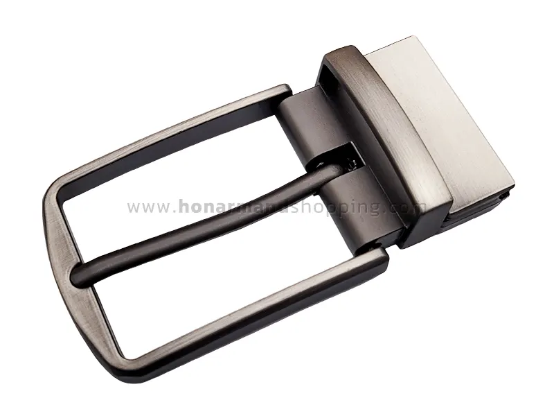 سگک کمربند زبانه دار چرخشی رنگ دودی مات سایز 3.5