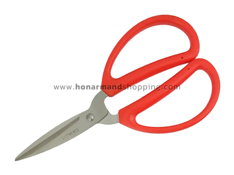 قیچی استیل دسته پلاستیکی سایز بزرگ