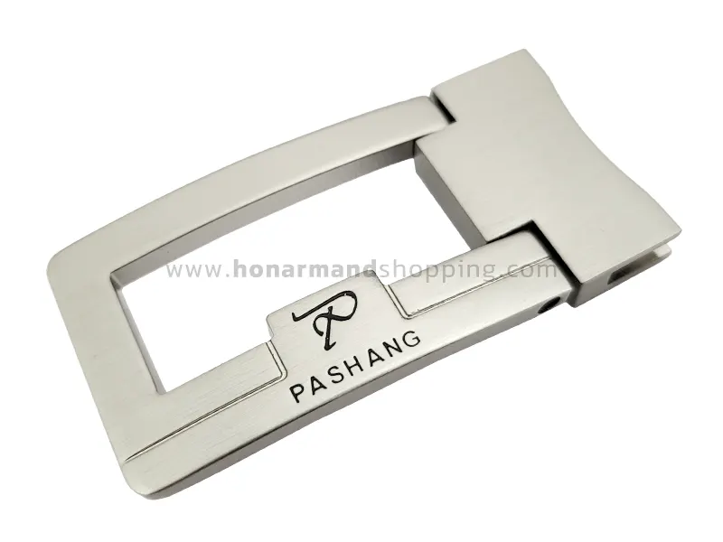 سگک کمربند پلاکی Pashang سایز ۳.۵ رنگ نیکل