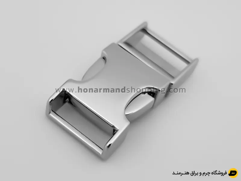 قفل خرچنگی سایز 1.5 رنگ نیکل