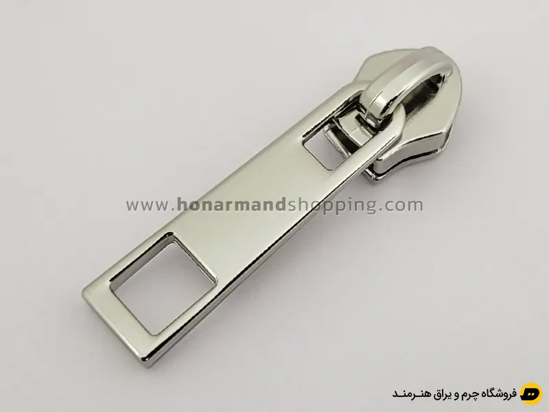 سرزیپ کلیدی شماره 5 پلاستیک رنگ نیکل