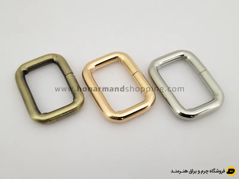 حلقه مستطیل مفتول سایز 2.5 ضخامت 5 میل