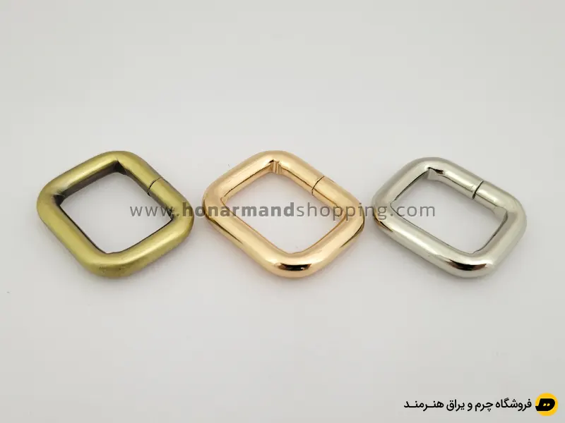 حلقه مستطیل مفتول سایز 2 ضخامت 5 میل