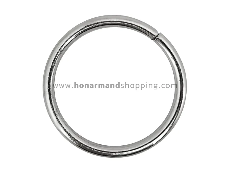 حلقه  دایره مفتول قطر 5 سانت ضخامت 5 میل