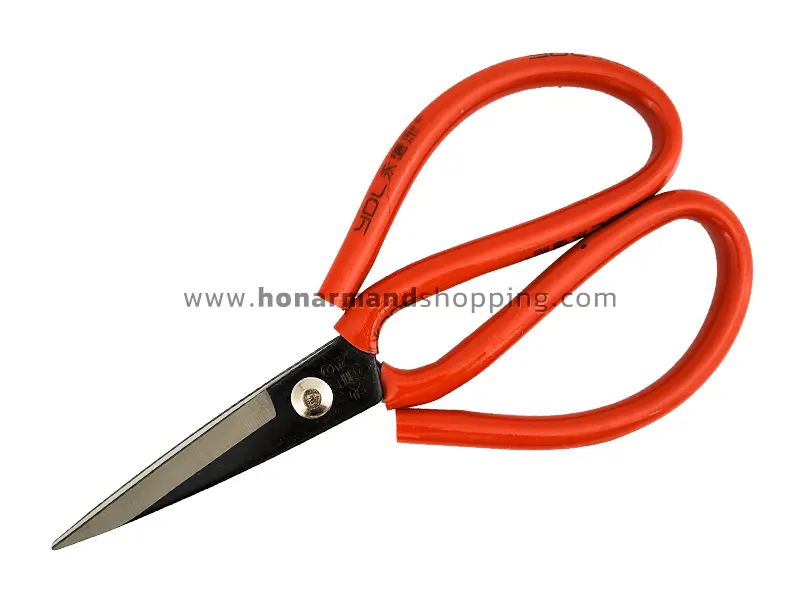 قیچی دسته فلزی قرمز کد 101