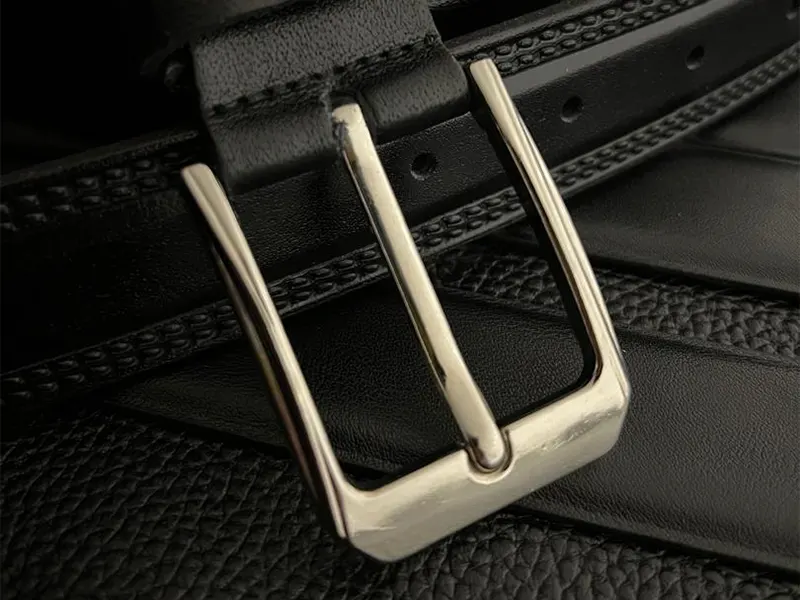 کمربند چرم طبیعی گاومیش سایز 3.5