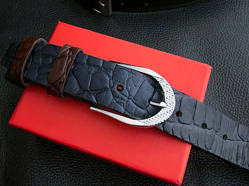 کمربند چرم طبیعی گاومیش سایز 3.5 رنگ سرمه ای