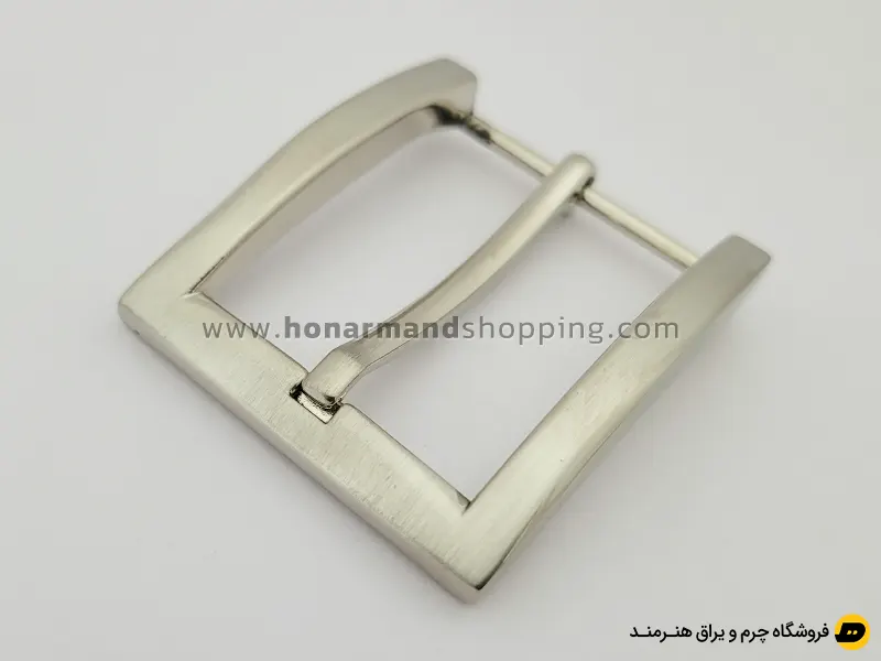 سگک کمربند خارجی زبانه دار  رنگ نیکل سایز 3.5