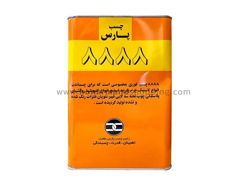 چسب آهن پارس 8888 سایز گالن (۴ کیلو)