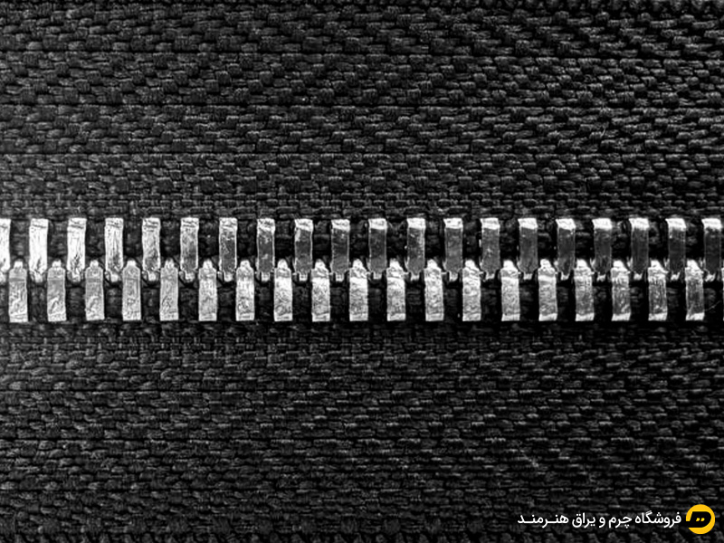 زیپ دوطرفه فلزی سایز 5 رنگ مشکی دندانه نیکل (1 متری)