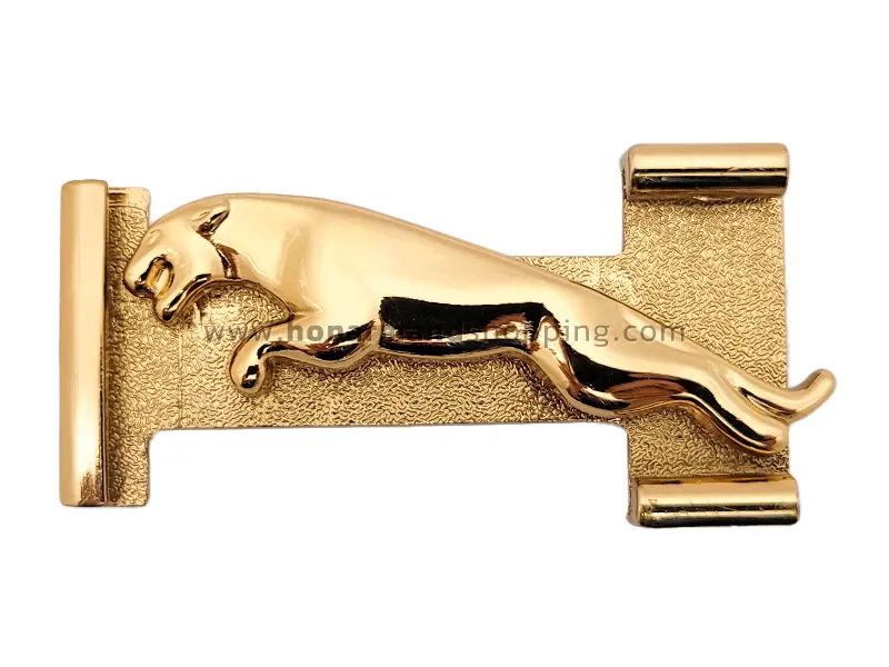 سگک کمربند پلاکی طرح Jaguar سایز 3.5 رنگ لایت