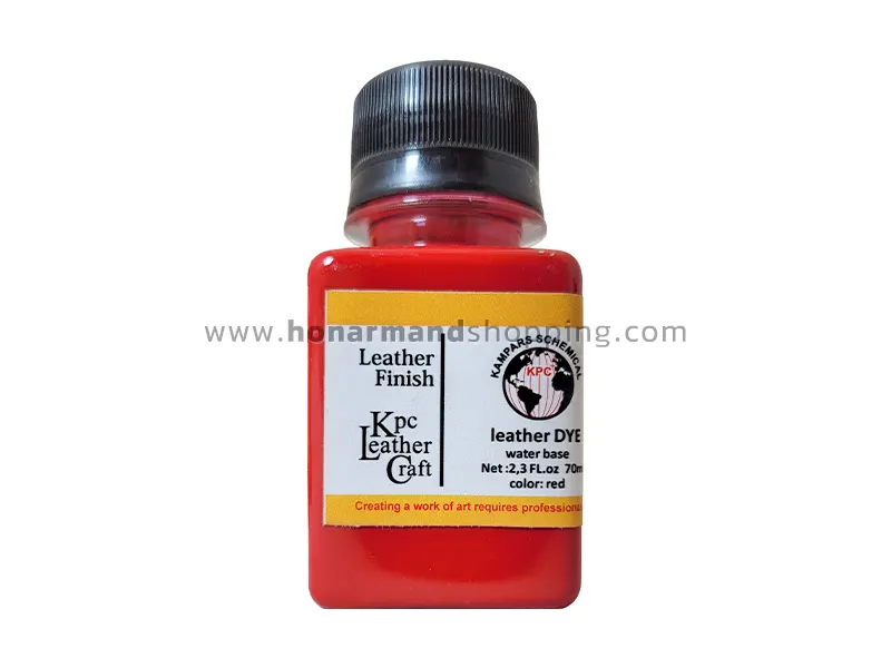 رنگ رویه چرم KPC قرمز