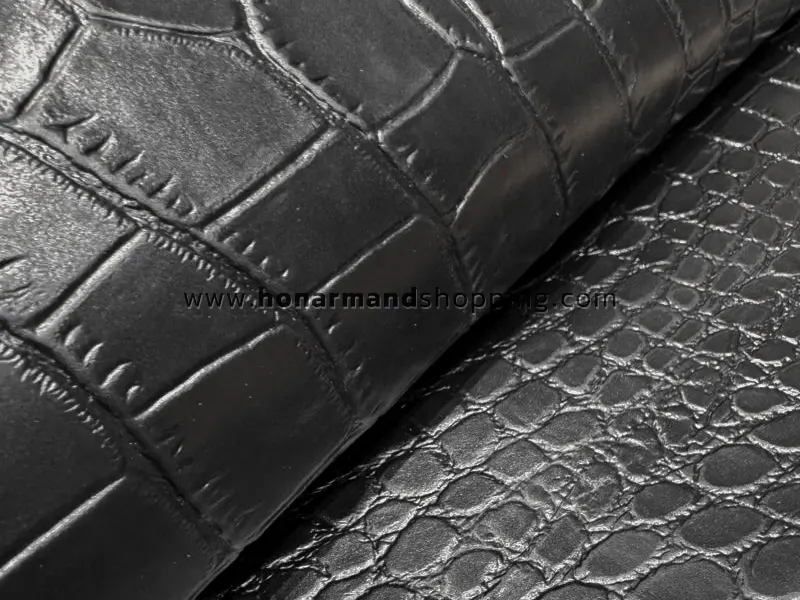 چرم طبیعی گاوی طرح کروکو شرکت سادات (صادراتی)