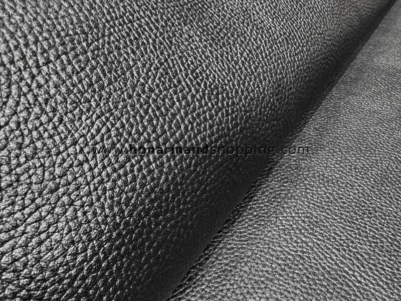 چرم طبیعی گاوی طرح فلوتر رنگ مشکی