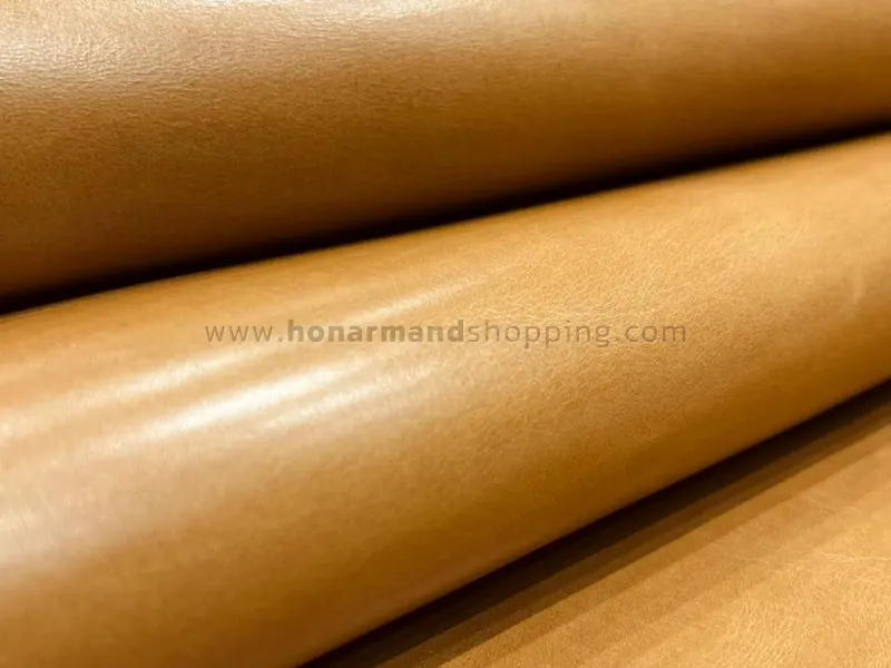 چرم گاوی افکت ثابت رنگ نخودی