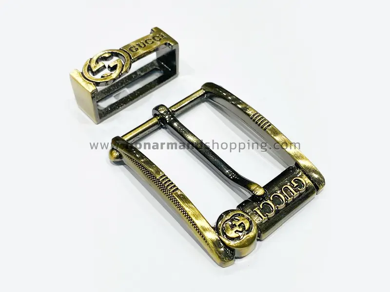 سگک کمربند پل دار سایز 3.5 رنگ زردقلم