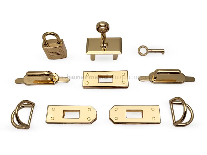 مجموعه 10 عددی قفل هرمس رنگ لایت