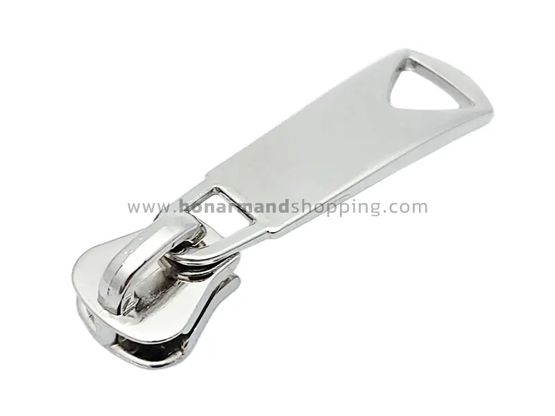 سرزیپ شماره 5 مناسب زیپ دندانه فلزی رنگ نیکل