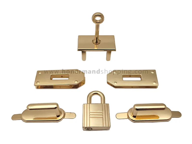 مجموعه 6 عددی قفل هرمس رنگ لایت