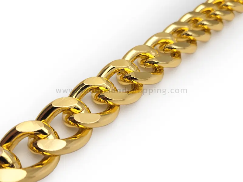 زنجیر کارتیه دانه درشت رنگ لایت (1 متری)