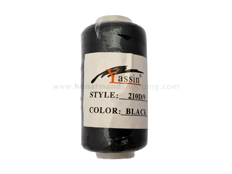 قرقره نخ ابریشم YASSIN رنگ مشکی (وارداتی)