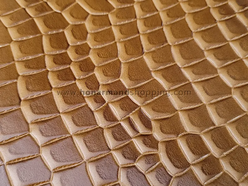 چرم گاوی طرح سنگی رنگ قهوه ای