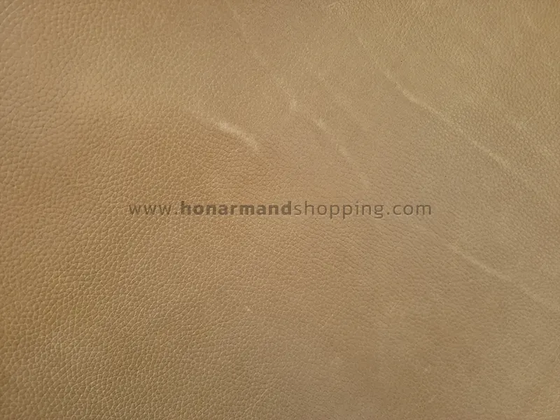 چرم گاوی طرح فلوتر رنگ زیتونی روشن