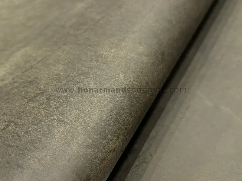 چرم گاوی طرح هورس افکتی رنگ زیتونی