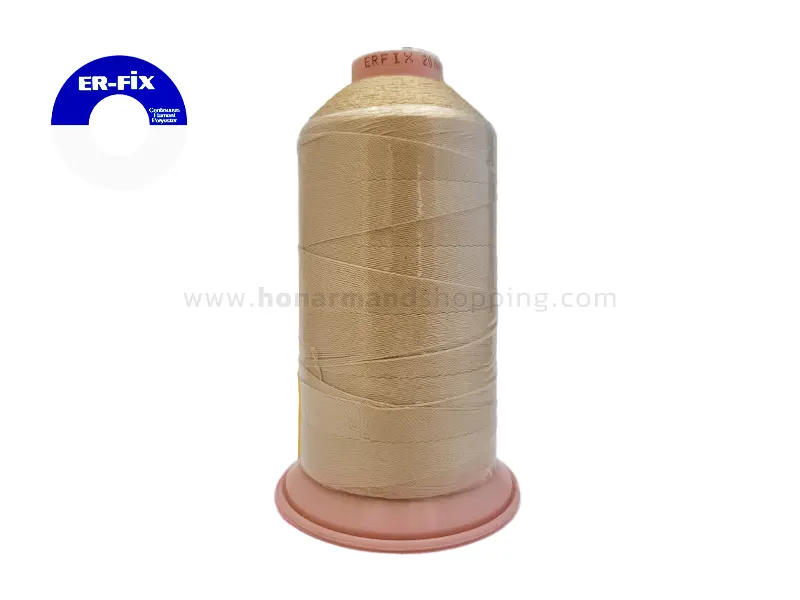 نخ دوخت پلی آرت POLYART ارفیکس رنگ کرم سایز 20