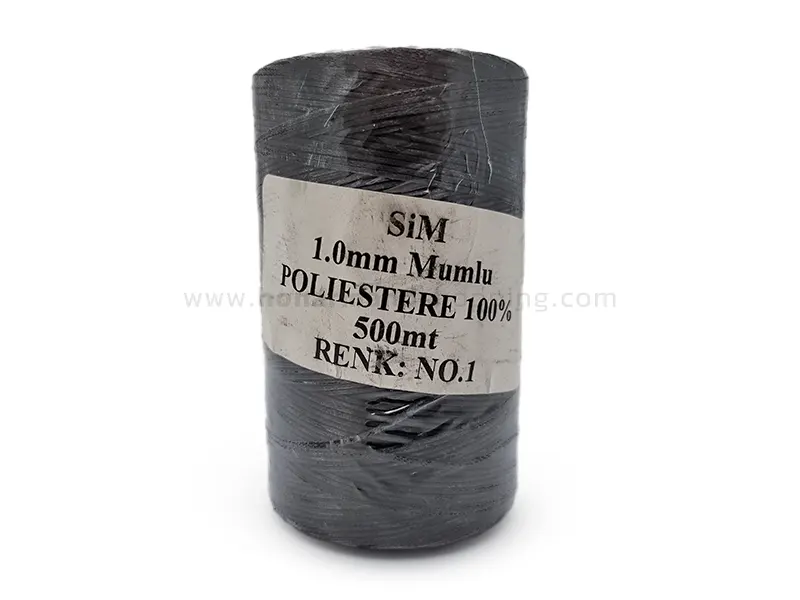 دوک نخ موم دار سیم (SIM) سایز 1 رنگ مشکی